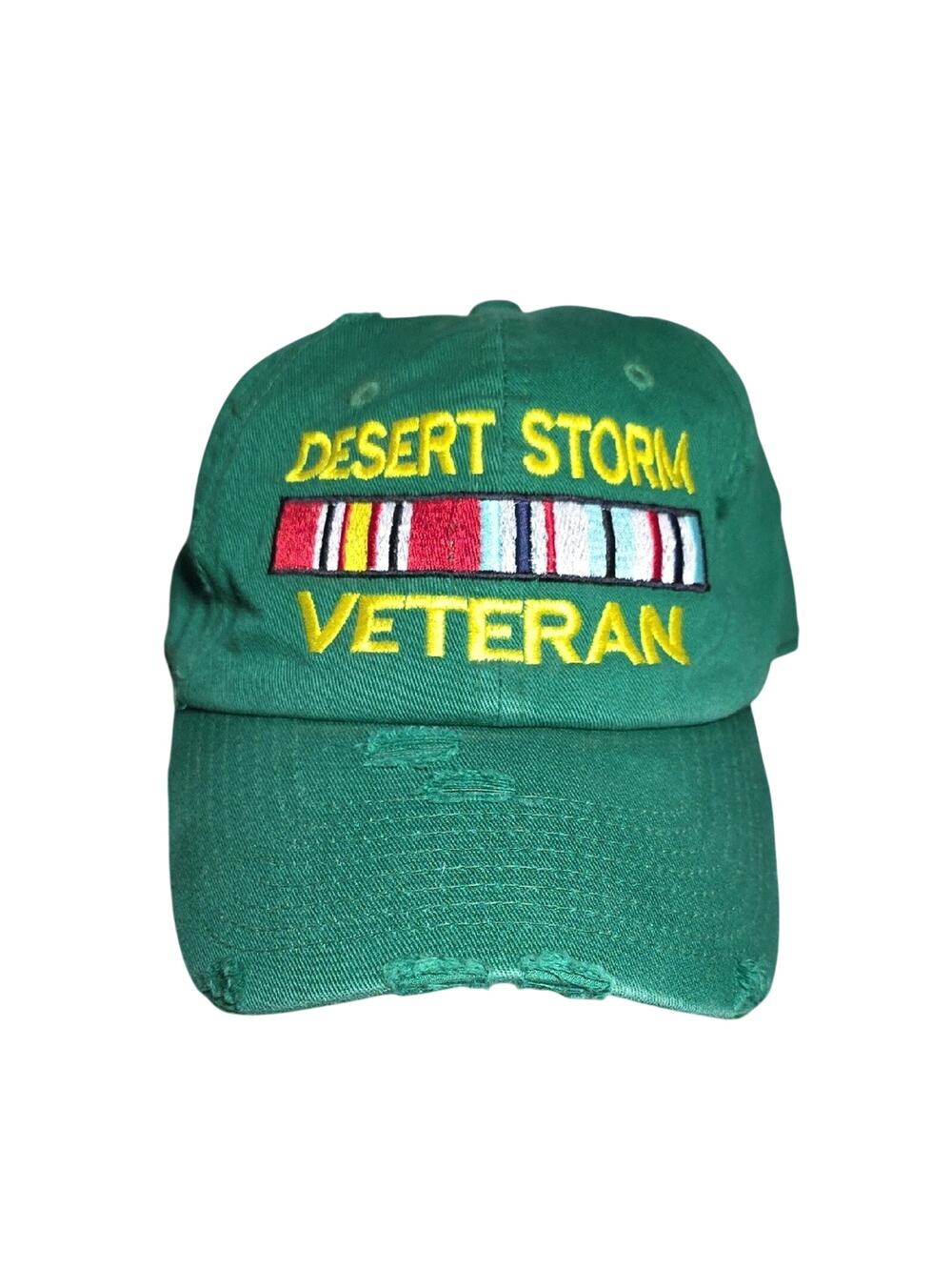 KBETHOS Vintage Green Desert Storm Veteran Green Adjustable Hat